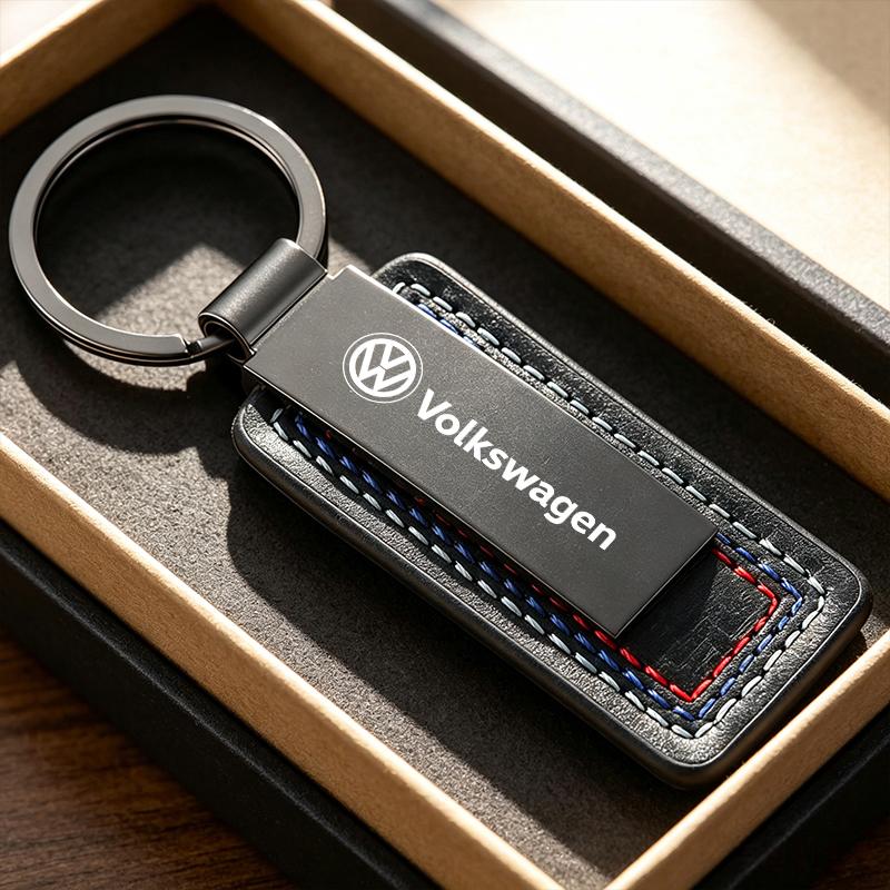 Luxury Metal Car Emblem Keyring Keychains For VW Golf Polo Tiguan Touran Jetta GTI Passat CC T5 Scirocco Arteon Magotan T-Cross LL6
