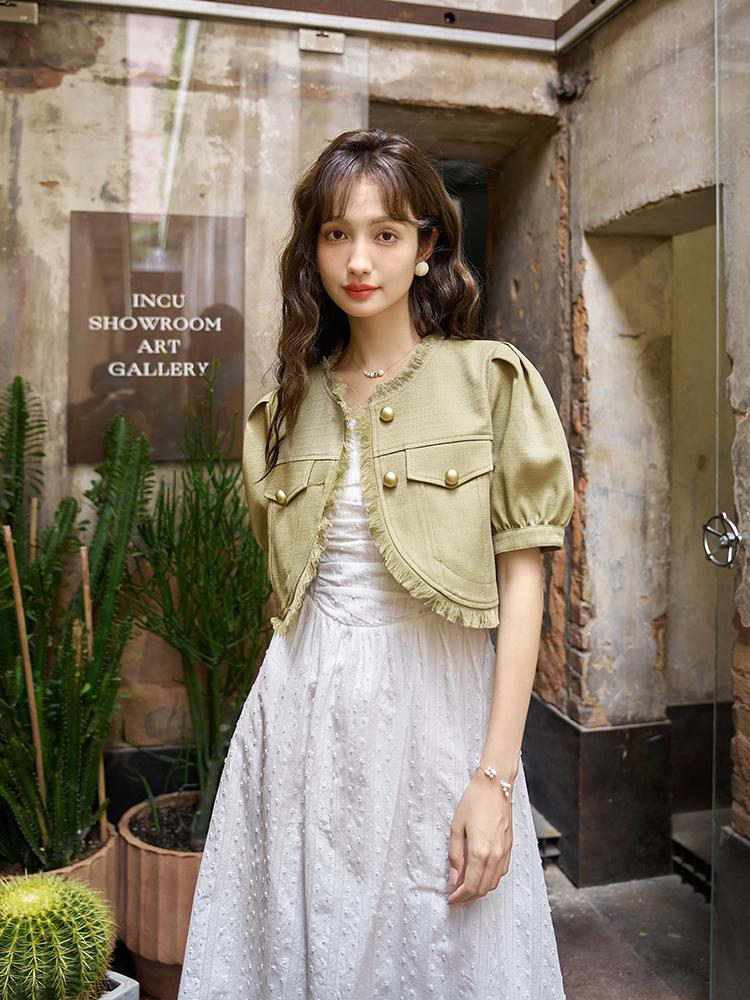 Mishow Женская куртка 2023, осенняя новинка, однобортное однобортное повседневное свободное элегантное универсальное пальто с кисточками MXC37W0015