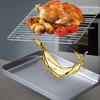 Baking Tray with Pastry Cooling Grid Rack Stainless Steel Barbecue Plate Nonstick Cake Pan Oven Baking Kitchen Bakeware Tools