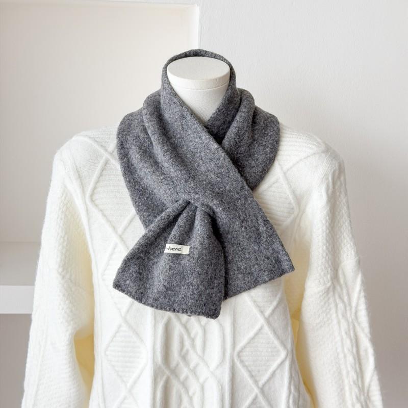 Womens Wool Blend Knit Infinity Scarf Neck Warmth Casual Style Winter