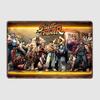 Street Fighter Legend Retro Posters Metal Sign Tin Wall Decor Club Garage Kitchen Room Decor Custom Tin Home Decor