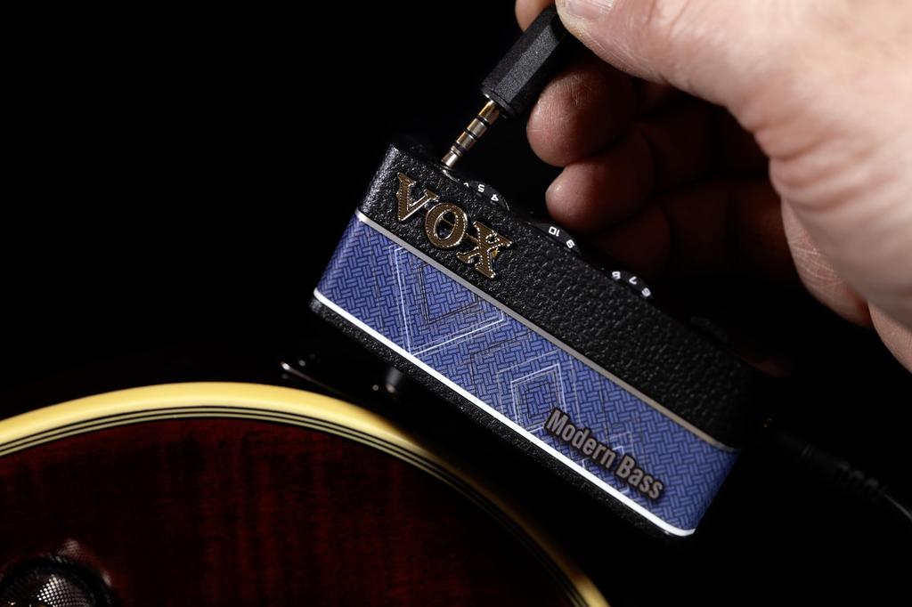 VOX Headphones Bass Amplifier amPlug 3 Modern Bass No Cables Required Plug Directly Into Your Guitar Perfect for Home Practice Battery Powered Effects