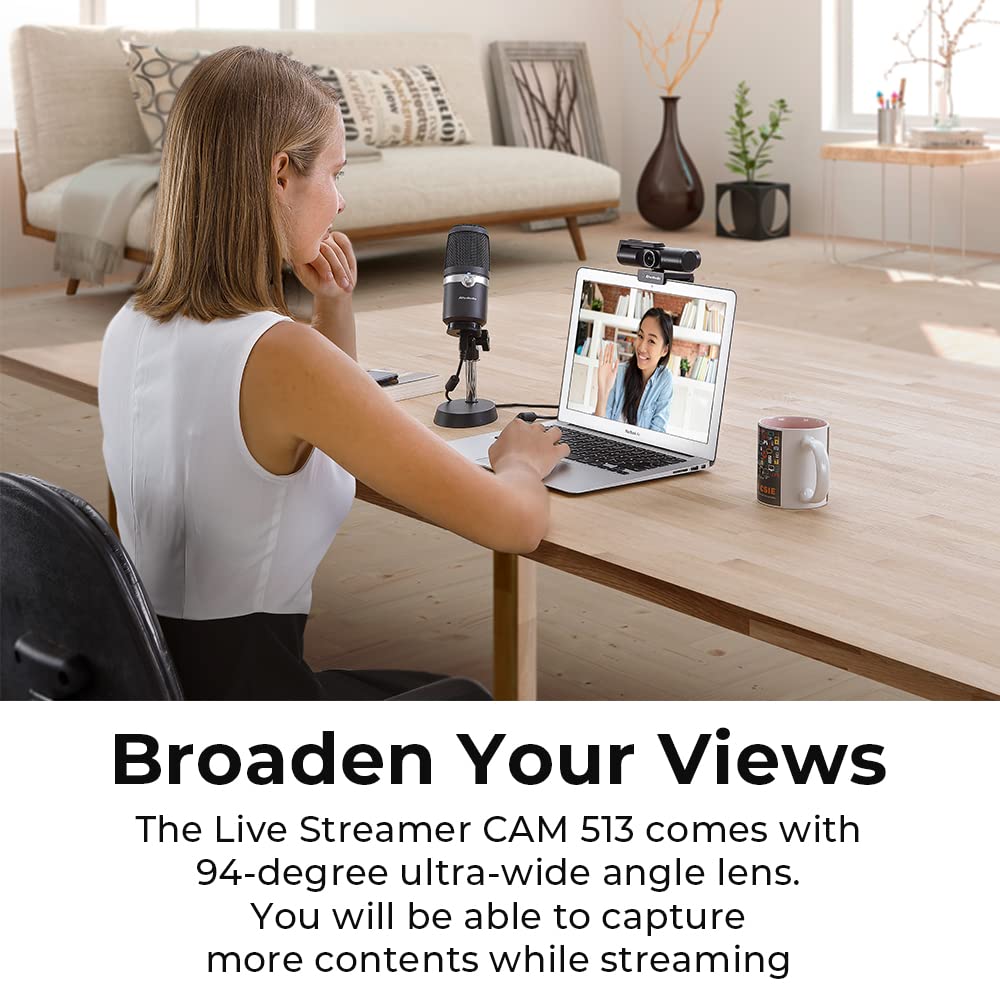 AVerMedia LIVE STREAMER CAM 513 4K Webcam PW513 CM912