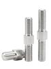 304 Stainless Steel Bi-Directional Hex Double-Ended Screw Bolt Rod, Left & Right-Hand Threaded, Sizes M3-M16