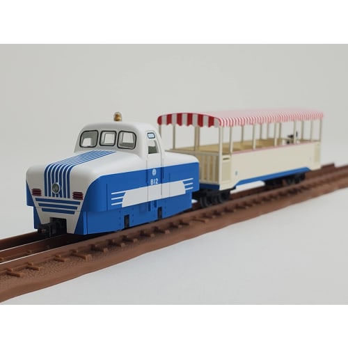 Railway Collection Tetsuro Narrow Gauge 80 Memories of Seibu Railway Yamaguchi Line B12 + Open Deck Passenger Car Type 2-Car Set (Diorama Supplies)