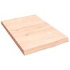 VidaXL Wall Shelf 40x60x4 Cm Solid Untreated Oak Wood 363516