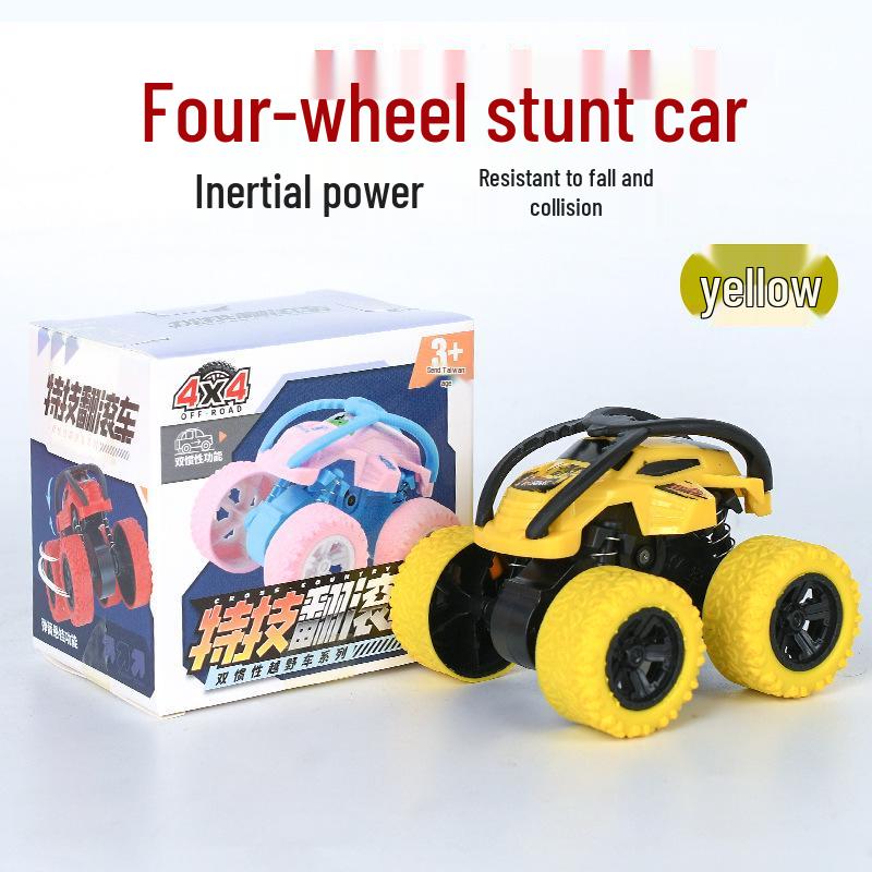 Инерционная трюковая машина для бездорожья для детей - Игрушечный автомобиль с полным приводом