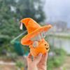 (Только одежда) Для куклы Labubu 17 см Набор с Худи Тыква на Хэллоуин Сидящая Вечеринка Идола Мини Плюшевая Милая Декорация Костюм