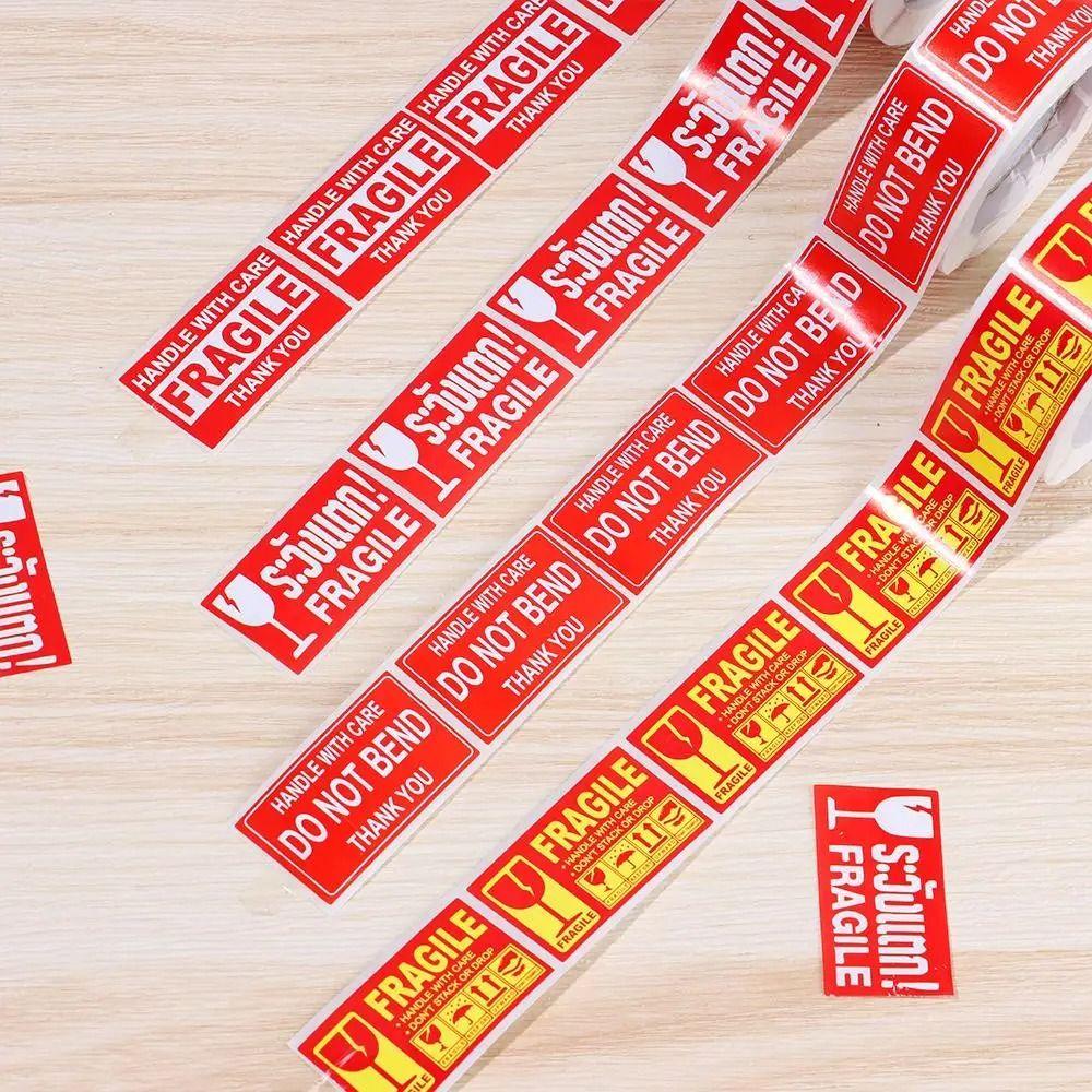 250Pcs/Roll 25x45mm Fragile Shipping Stickers Fragile Roll Sticker Fast Drop Shipping
