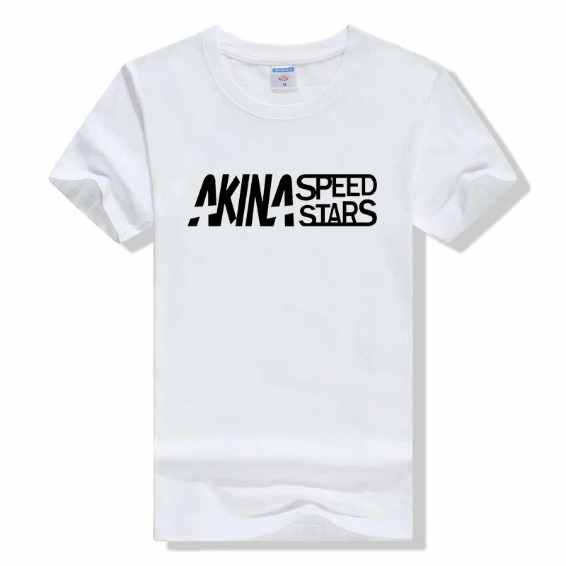 Футболка Initial D модная летняя с коротким рукавом повседневная мужская футболка гоночный дрифт-кар графика хлопковая футболка