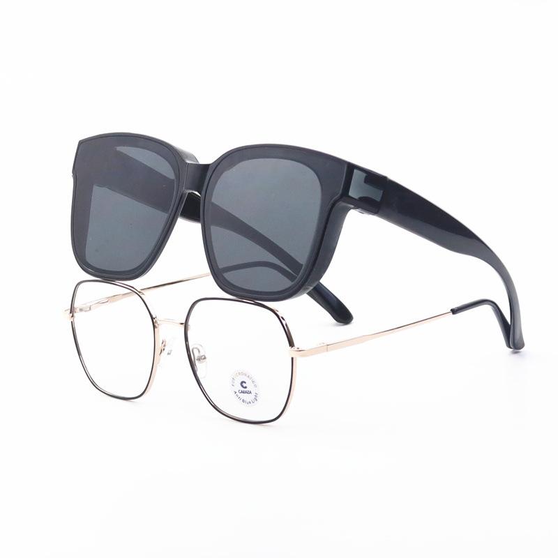 Набор для близорукости, одно зеркало, солнцезащитные очки-клипсы двойного назначения, мужские очки для рыбалки с защитой от ультрафиолета, специальные солнцезащитные очки для вождения, женские