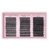 Spiky Manga D Curve Wispy Eyelash Clusters Extensions Cruelty-Free PBT Material 12-20mm Bottom Lashes Fairy Individual Lashes