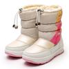 Winter Waterproof Women Children's Boots Winter Girls Princess Snow Boots Thick Baby Cotton Shoes