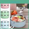 Box Bento Lunch Box Thermal Portable Insulated Lunch Container Stackable Leakproof Stainless Steel Food Container