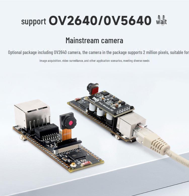 Отладочная плата ESP32-S3 с Ethernet, WiFi/Bluetooth 5, PoE, поддержкой камеры, 32-битный двухъядерный LX7