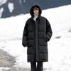 Мужская хлопковая стеганая куртка средней длины - Утепленное зимнее пальто на сезон 2025
