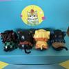 Клинок, рассекающий демонов, Лежащий Кот Ухо Токито Муичиро Blind Box Кукла-розыгрыш Аниме Настольное украшение Подарки Фигурка Модель Игрушки