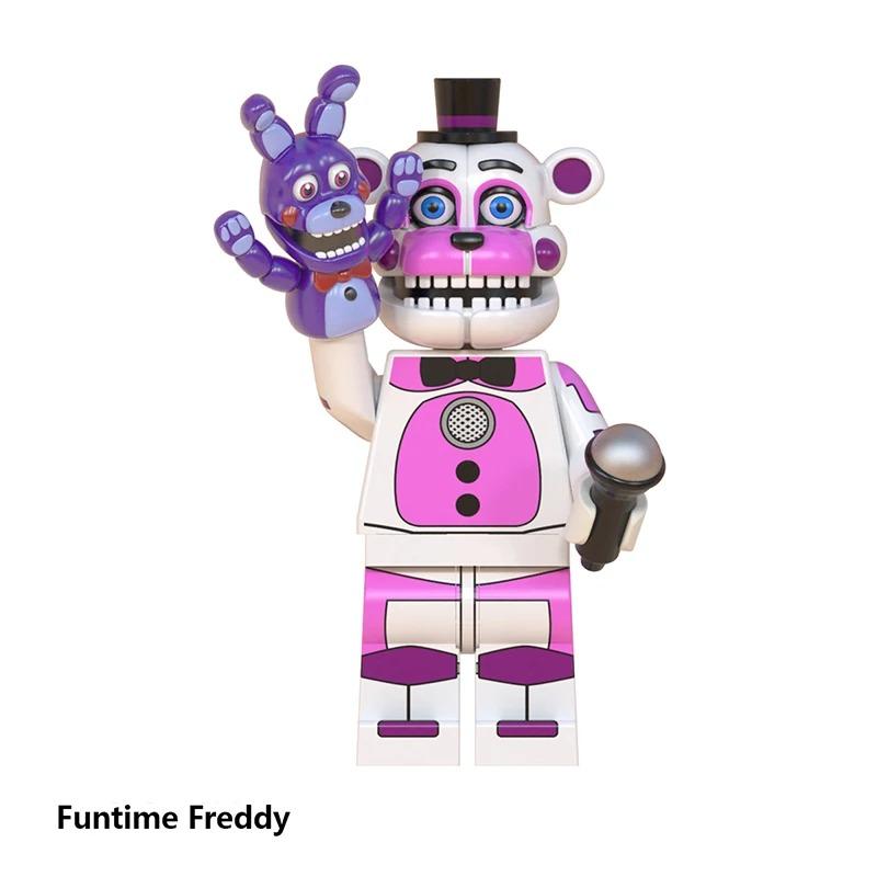 НОВЫЕ фигурки из игры FNAF Nights, мини-фигурки, конструктор, скелет, игрушки-триллеры, подарок, детские игрушки, форма, король