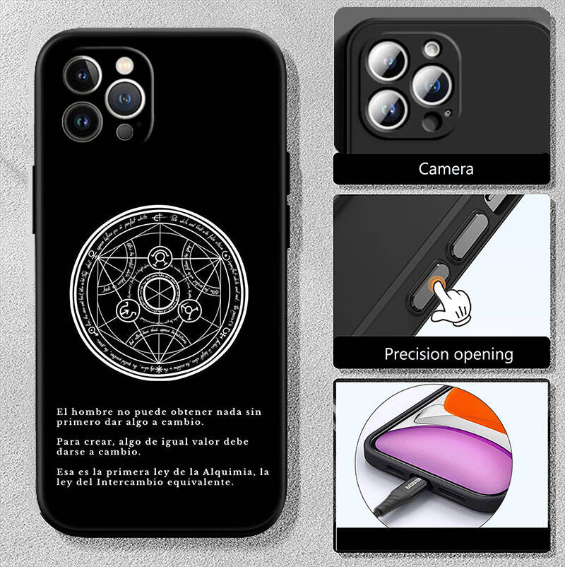 MH62 Чехол для телефона Fullmetal Alchemist для Redmi Note 12 12S 12C 13 13C 13R 14 14S 14R 14C Pro Max Plus A3 A3X A4 A5 11A 13X