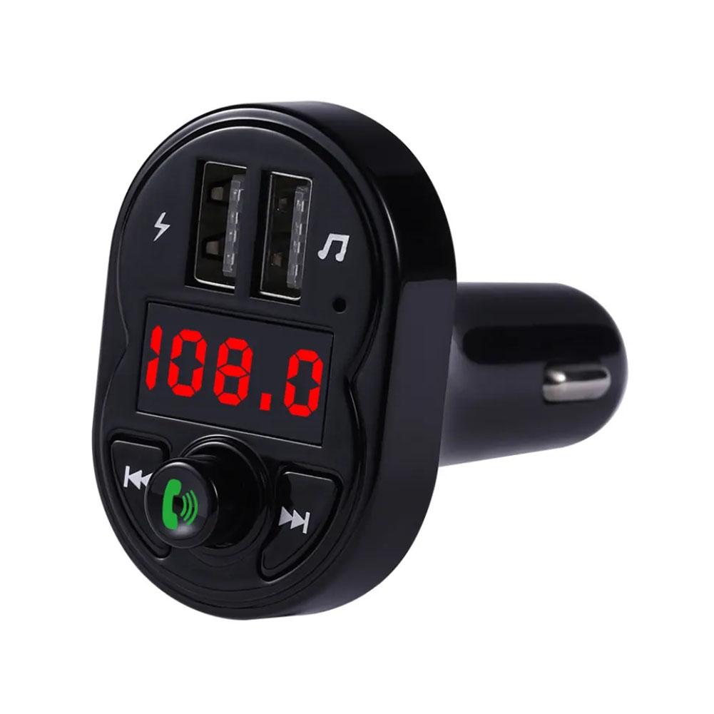 Car Bluetooth 5.0 USB Charger FM Transmitter Wireless MP3 Car USB Player Accessories Receiver Audio Handsfree 3.1A Charger V7D1