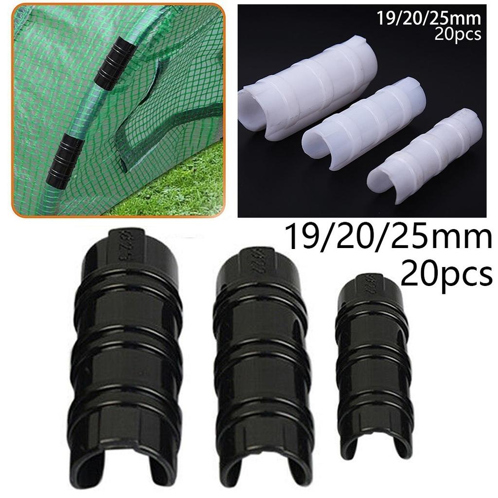 Greenhouse Clips 19mm 20mm 20x Black Clamp Film Clips