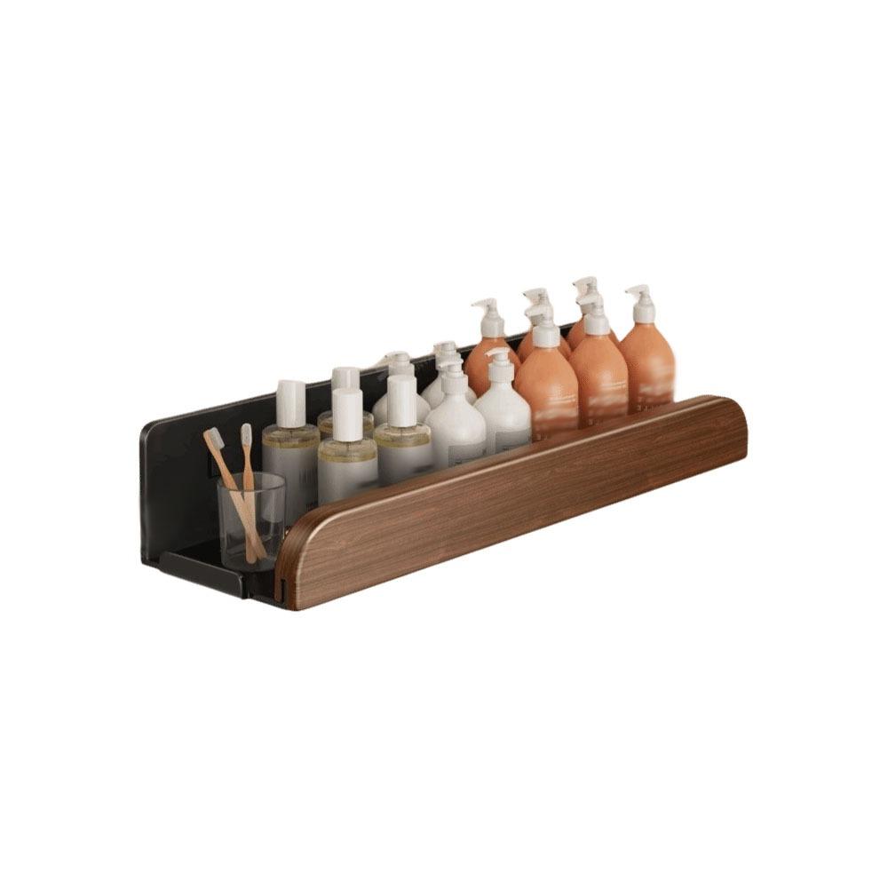 Wood Detachable Shower Storage Rack Corrosion-Resistant Bathroom Storage Rack  Bathroom Use