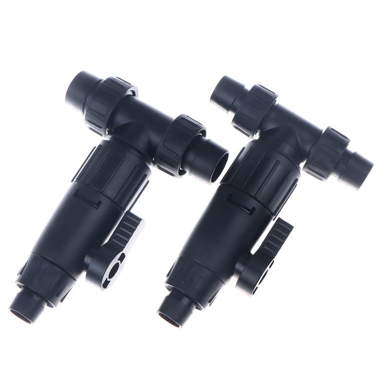 12/16mm Double Tap Quick Release Connector for Aquarium - 3-Way Valve & Hose Pipe Adapter - Filter System Accessories
