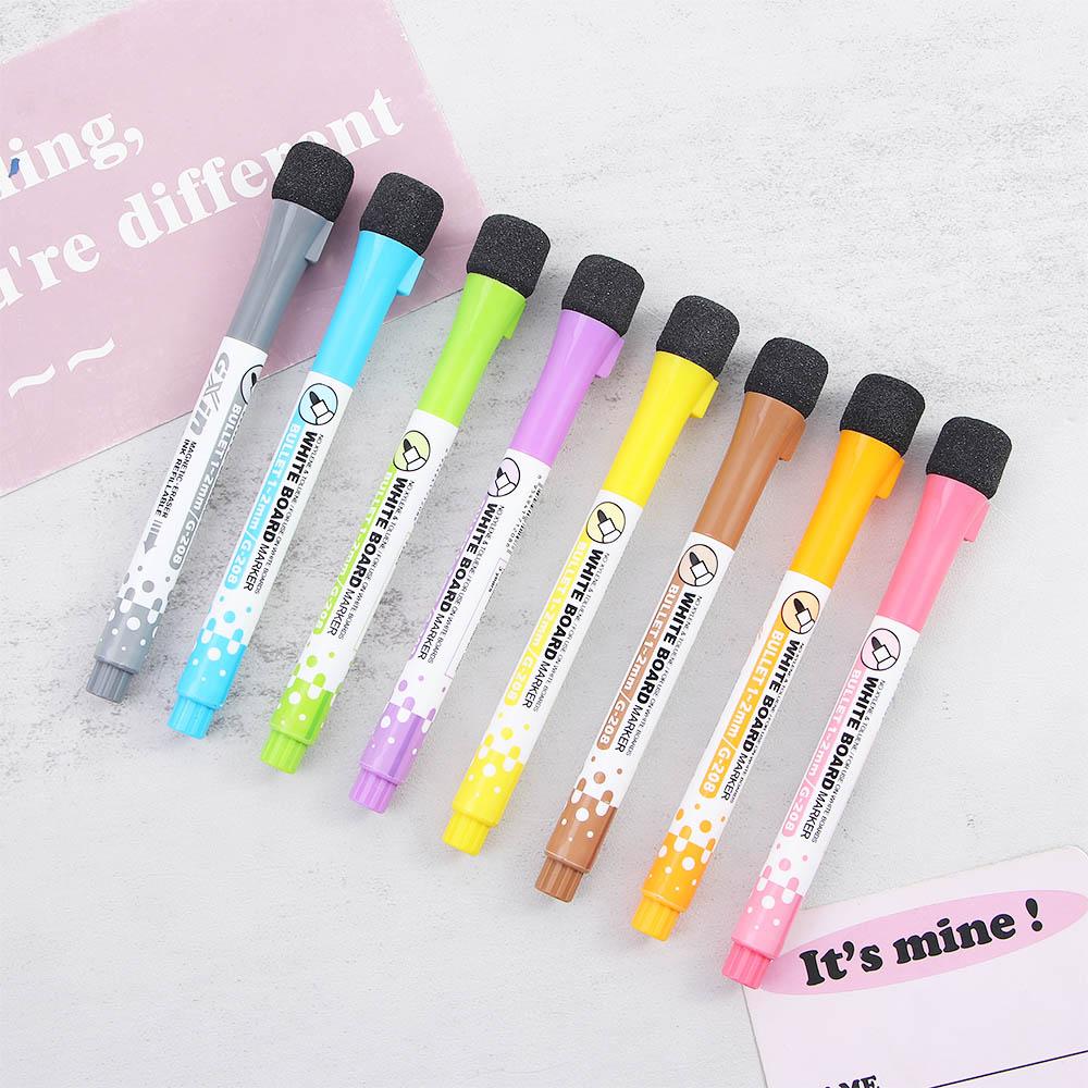 Cap Magnetic Erasable Board Markers Children's Drawing Pen Markers Whiteboard Pens Graffiti Pen