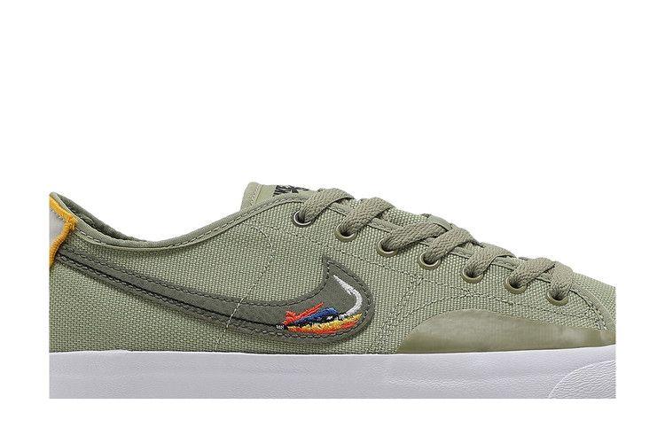 Men's Sneakers Nike SB Blazer Court Daan Van Der Linden Dusty Olive Dusty Olive/Light Bone/Navy/Medium Olive