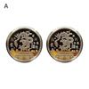 2 шт. 2024 год Дракона, сувенирная медаль золотого, серебряного цвета, металлическая круглая круглая монета в китайском стиле по зодиаку года Дракона, коллекция монет, подарок на память
