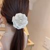 Cloth Lace Flower Hair Clip Pearl Lace Wedding Hair Clip Retro Flower Hair Rope  Wedding Bridal