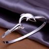 European Fashion Jewelry Dolphin Clasp Bangle Bracelet ARI
