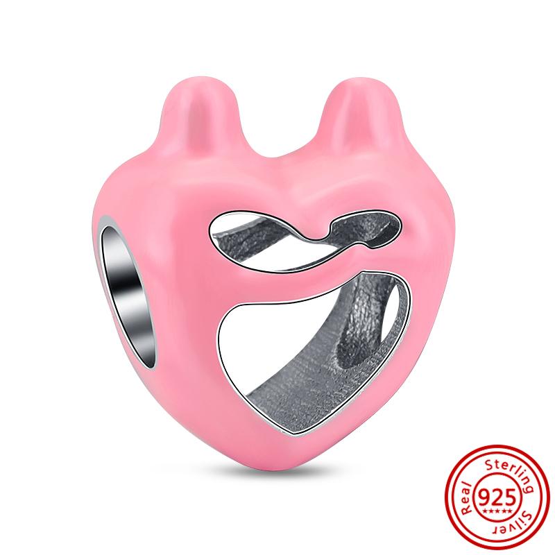 S925 серебро лист лотоса птица замок кулон пчела-бабочка дерево тонкие бусины подходят оригинальный браслет-подвеска DIY ювелирные изделия