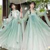 Chinese Tang Dynasty Style Embroidery Adult Hanfu Printed And Dyed Women's Suit