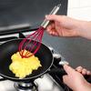 Factory Custom Stainless Steel 304 Egg Beater Cream Whisk Mixer 10 Inch Yellow Silicone