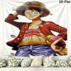 Тканевое панно с Манки Д. Луффи из One Piece Эстетичное настенное панно Печатный тканевый плед Декоративные панно для спальни гостиной Домашний декор