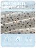 Cartoon 1 Cute Fun Animal Dog Printed Matte Fitted Sheet, Bedroom Printed Bed Cover, Bedding Excluding Pillowcases