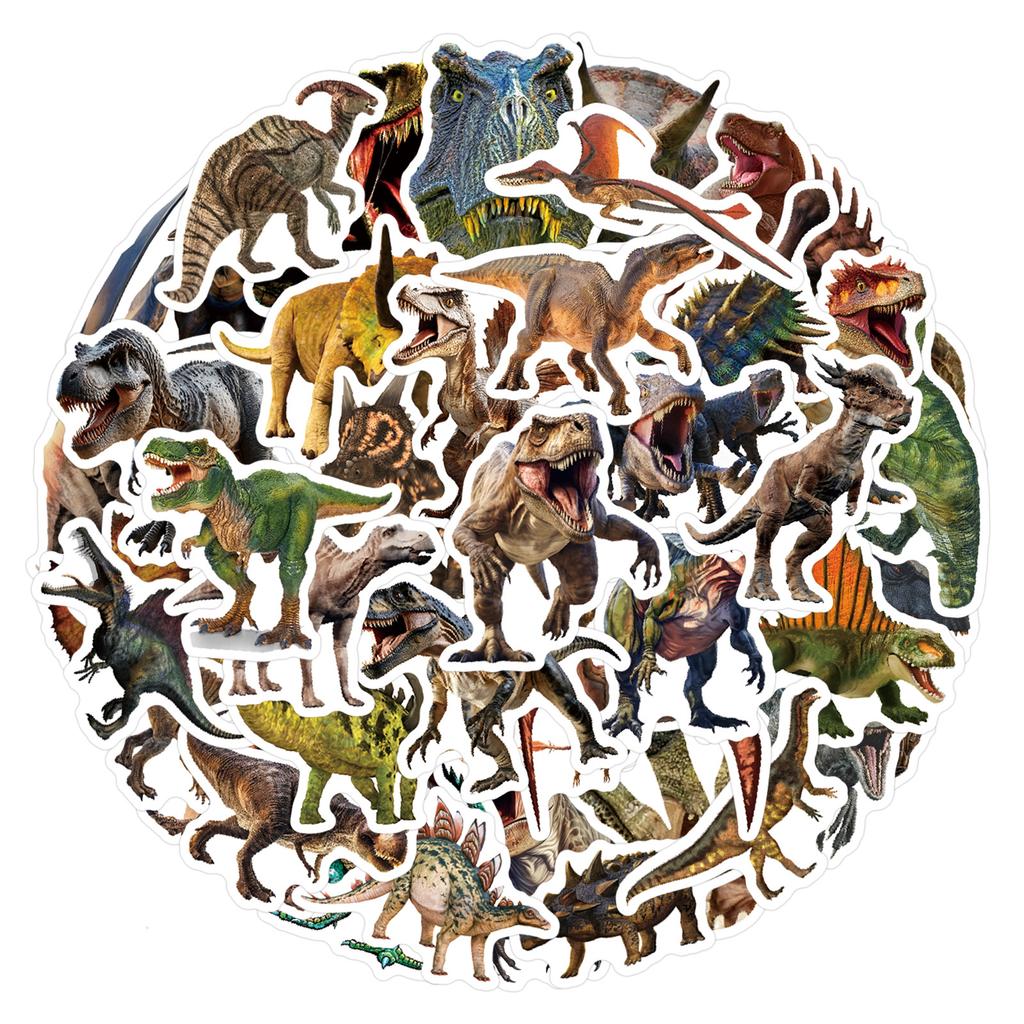 55 Динозавр Динозавр Граффити Наклейки Самокат Ноутбук Сделай сам Мультяшные наклейки