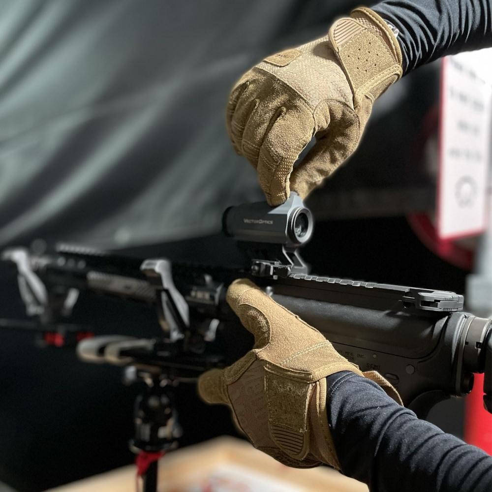 [Механическая одежда] Precision Pro Coyote M HDG-72-009 тактическая игра на выживание велосипед DIY защитные перчатки сенсорный экран совместимый EN388:2121X Вася