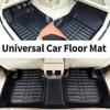 5Pcs/Set Universal Car Auto Floor Mats Floor Liner Pu Leather Carpet Semi Deep Dish Matting Car Floor Matting