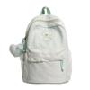 Schoolbag Korean sweet wind blue and white plaid backpack milk huhu atmosphere sweet sister student party vacation travel small backpack