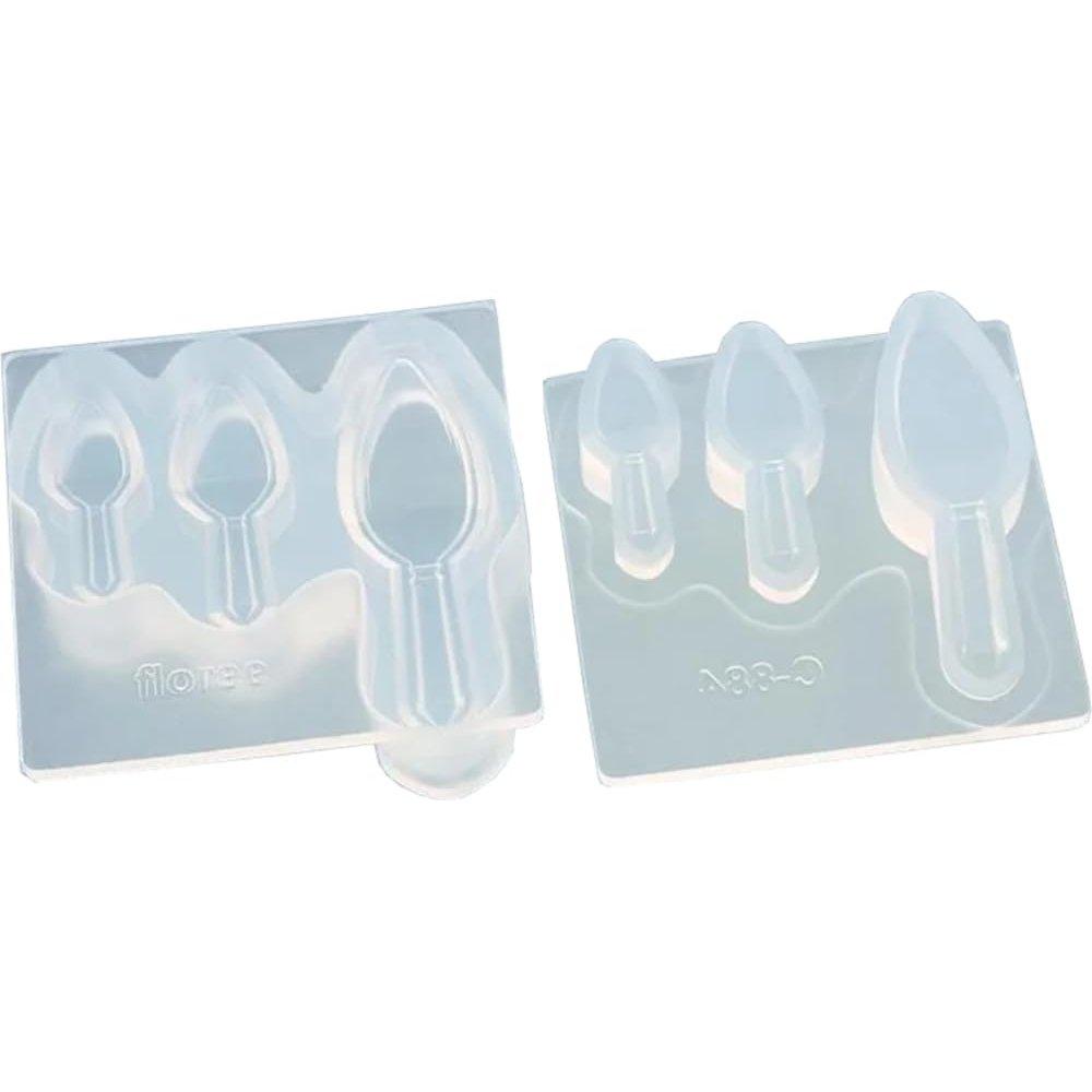 Kameshima Miniature Cake Server Silicone Mold Double-Sided 1/12 Scale Craft Tool C-884-1 for Clay and Resin