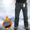 Men's Fall and Winter Thickened and Padded Multi-pocket Pants Casual Straight Warm Layer Plus Size Pants