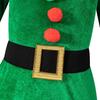 Children's Christmas Elf Costume Pants Set With Santa Hat