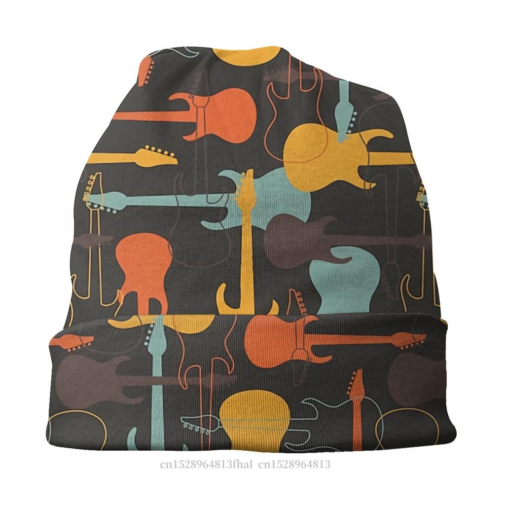 Гитара Foo Fighters капот Homme тонкая шляпа тяжелый металл 1960-х годов панк Skullies шапочки шапки для женщин унисекс Новинка тканевые шапки