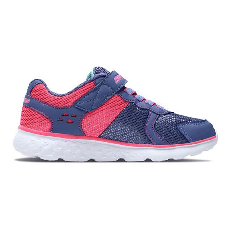 Skechers Go Run 400 Sparkle Sprinters Низкие детские беговые кроссовки Сине-розовые 81358L-BLNP