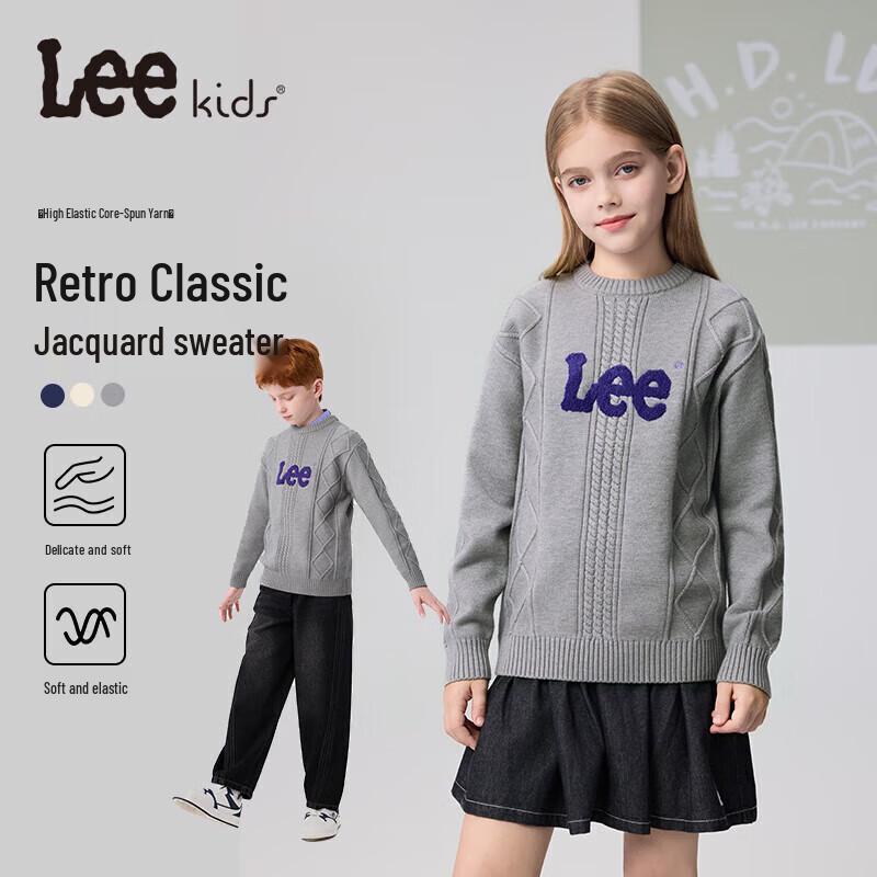 LeeKids Kids' Retro Jacquard Logo Sweater