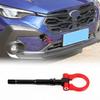 Для Subaru WRX Crosstrek 2026-2026 Алюминиевый сплав Красный Автомобиль Передний буксировочный крюк Буксировочное кольцо Бампер Буксировочный крюк Накладка Автоаксессуары