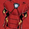 Iron Man Womens/Ladies Iron Man Costume T-Shirt