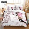 Cartoon Girl Bedding Set, 3Pcs Duvet Cover Set, Soft Comfortable Breathable Duvet Cover, For Bedroom Guest Room Decor